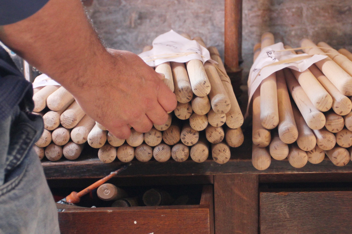 Oak Snowdrop floor lamp with leafy, origami and wood design